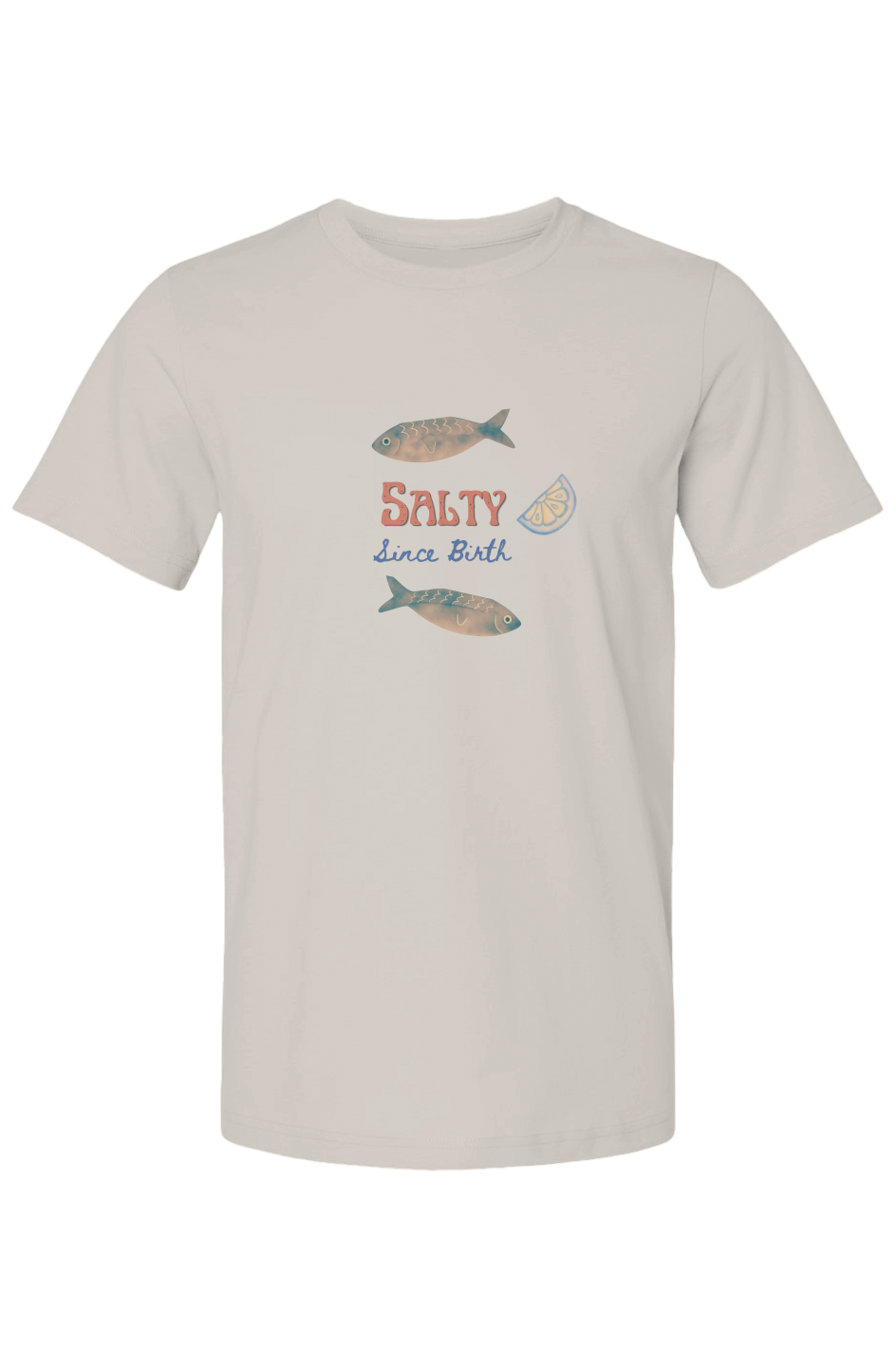 Salty Since Birth Mildly Feral Statement Tee