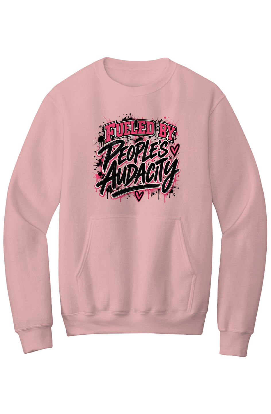 Fueled by People's Audacity Premium Unisex Pocket Crewneck Sweatshirt