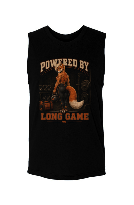Powered by the Long Game Sloane s Closet Mildly Feral Muscle Tank