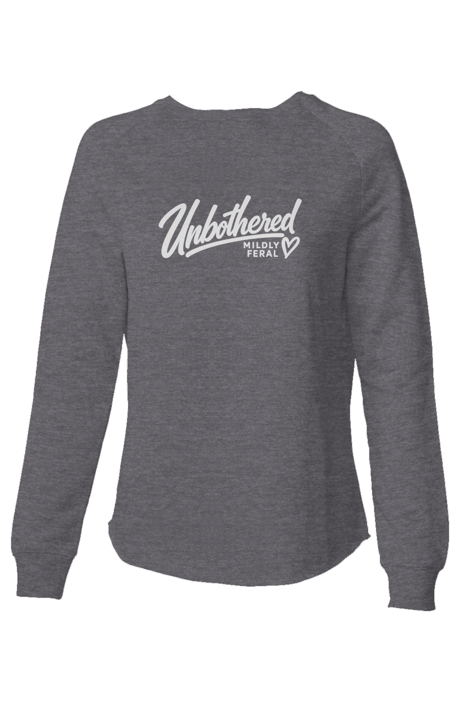Mildly Feral Signature Embroidered Lightweight Wash Sweatshirt Dusty Rose