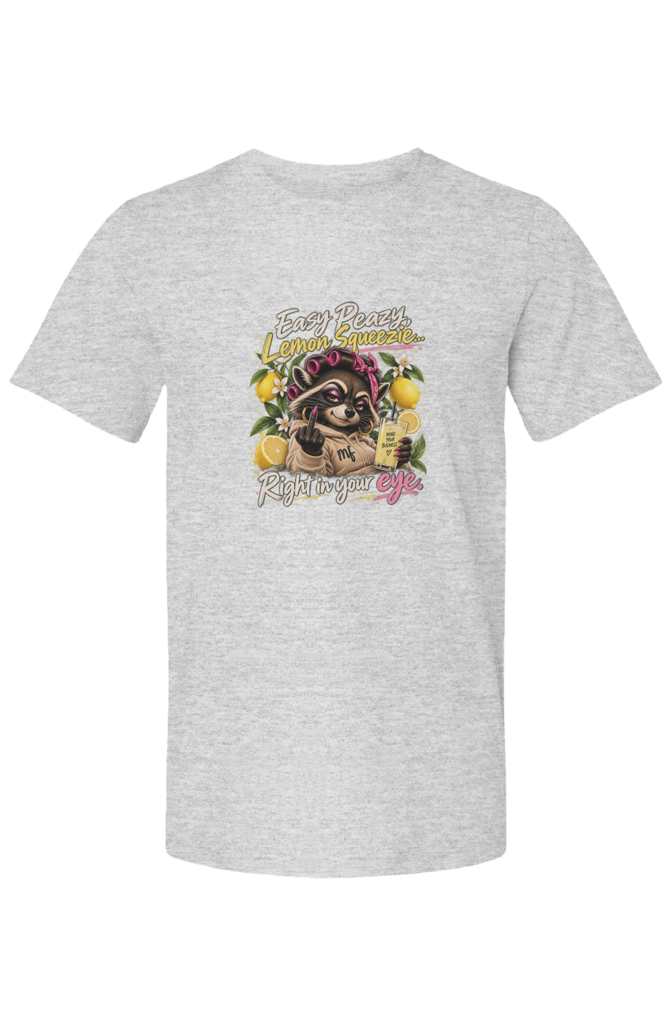 Easy Peazy Lemon Squeezie Right in Your Eye Graphic Tee Ramona's Closet