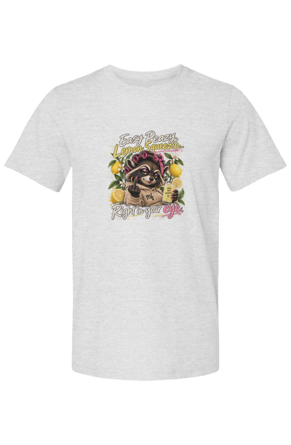 Easy Peazy Lemon Squeezie Right in Your Eye Graphic Tee Ramona's Closet
