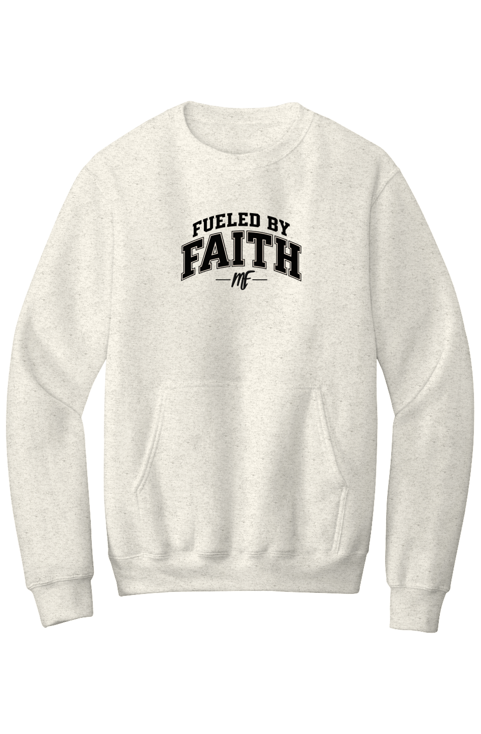 Fueled by Faith Premium Embroidered Kangaroo Pocket Sweatshirt