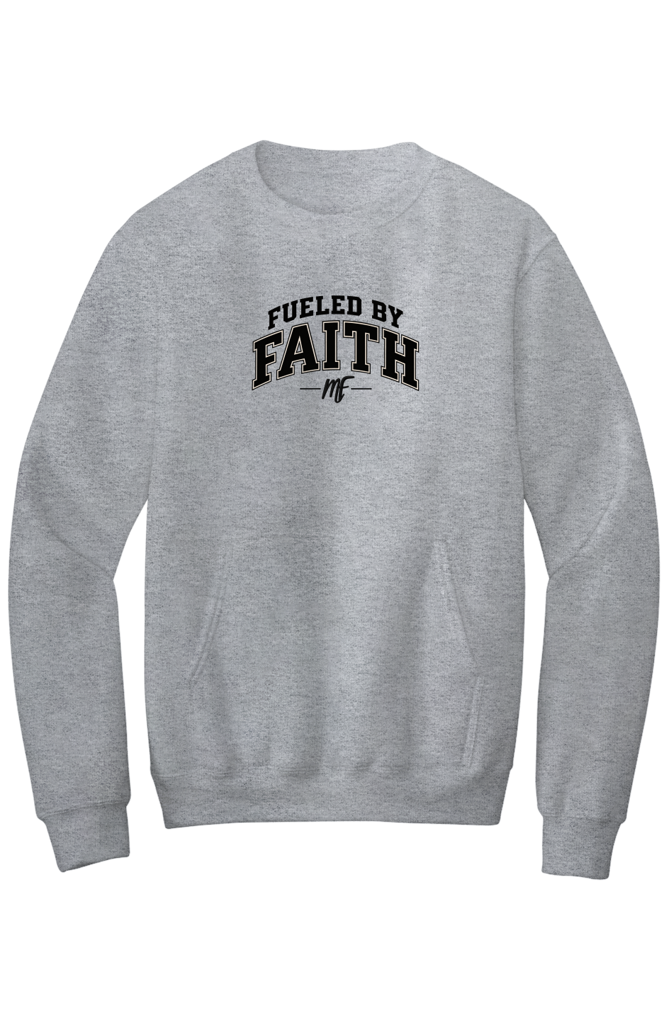 Fueled by Faith Premium Embroidered Kangaroo Pocket Sweatshirt