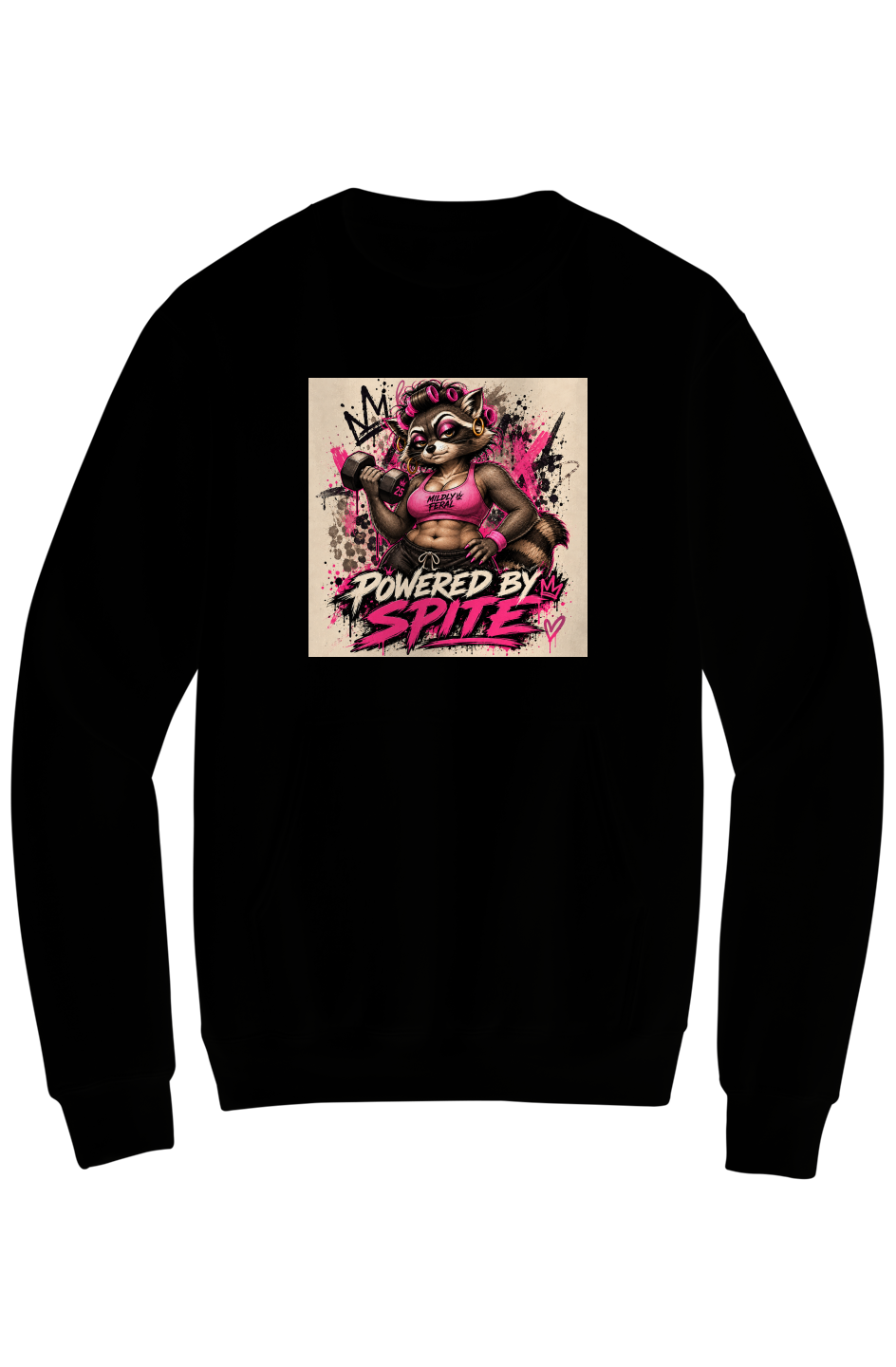 Powered by Spite Ramona's Gym Edition Kangaroo Pocket Sweatshirt