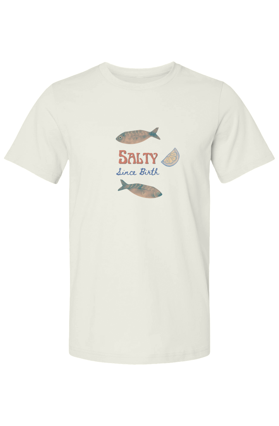Salty Since Birth Mildly Feral Statement Tee