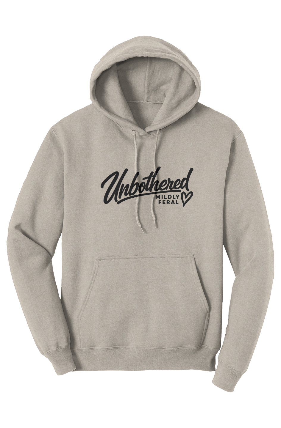 Unbothered Unavailable Mildly Feral Unisex Hoodie