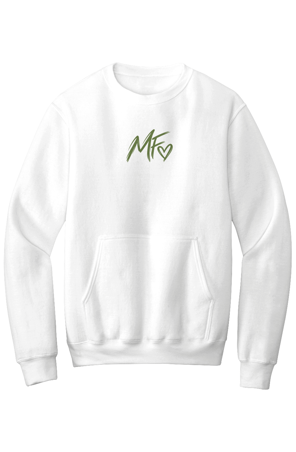 MF Signature Heart Unisex Kangaroo Pocket Sweatshirt