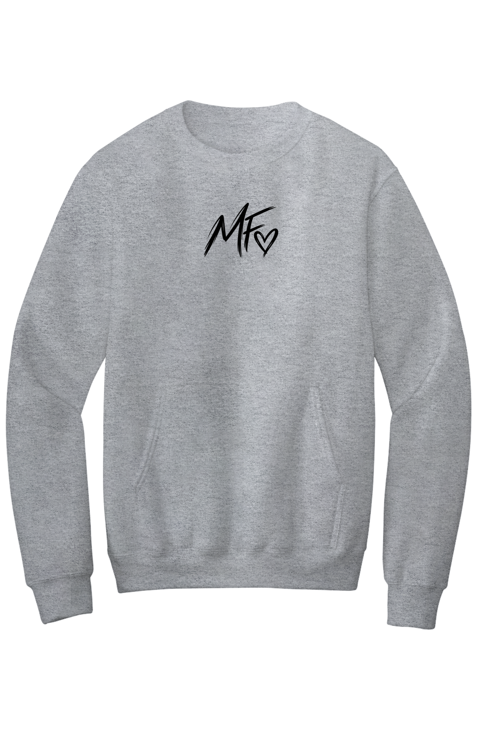 MF Signature Heart Embroidered Unisex Kangaroo Pocket Sweatshirt
