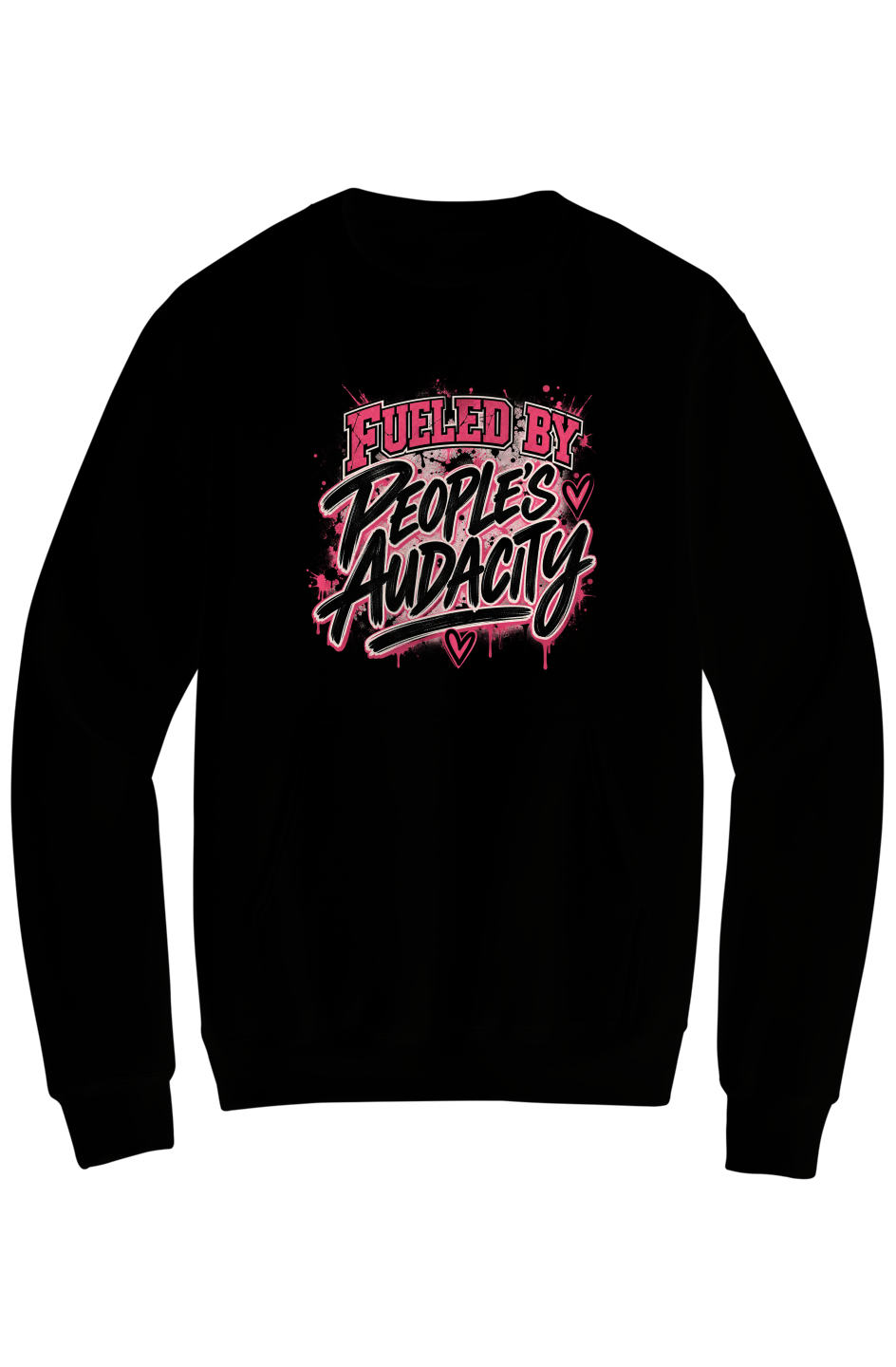 Fueled by People's Audacity Premium Unisex Pocket Crewneck Sweatshirt
